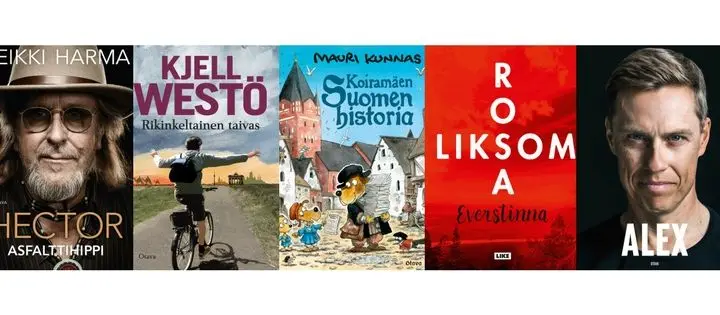 Kustannusosakeyhtiö Otavalle vuosi 2017 oli kaikkien aikojen kirjavuosi!