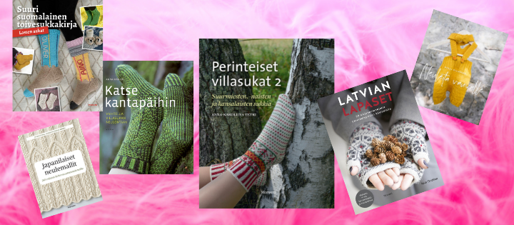 Moreenilta kuusi uutta käsityökirjaa syksyllä – sukat kuin Runebergillä ja Kekkosella