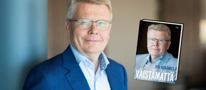Tervetuloa Jyri Häkämiehen Väistämättä-kirjan Zoom-julkistamiseen 30.8. klo 10