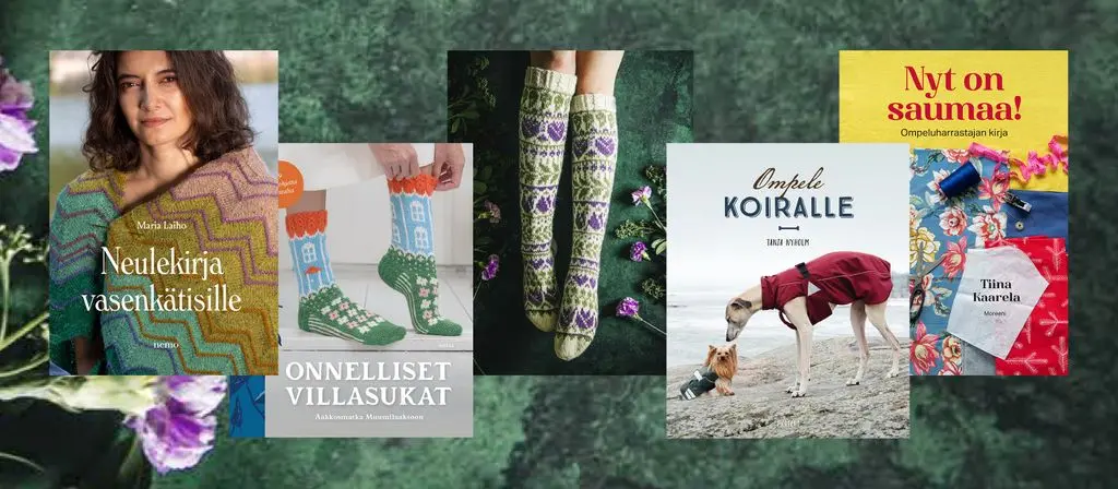 Tulevan kevään inspiroivat käsityökirjat
