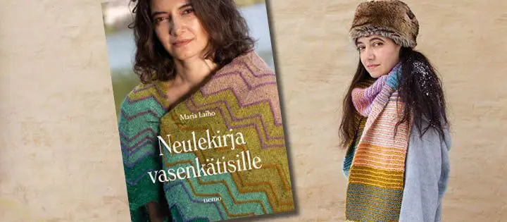 Neulomisen ilo kuuluu kaikille – Ensimmäinen suomeksi julkaistu käsityöopas vasenkätisille ilmestyy