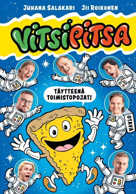 Vitsipitsan uudet tähdet: Roni Bäckin luotsaama Toimistopojat nyt koululaisten suosikkivitsikirjan täytteinä!