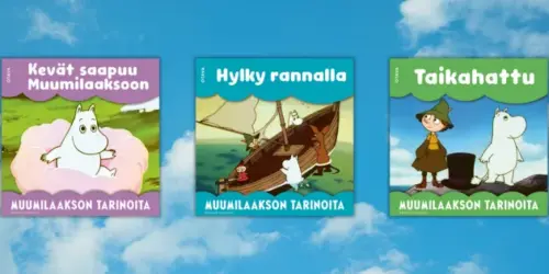 Muumilaakson tarinoita -äänikirjat ilmestyvät äänikirjapalveluihin 3.6. alkaen.