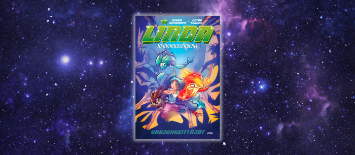 Vauhdikas Linda ja avaruuskaverit on Aku Ankka -konkareiden helppolukuinen uutuusseikkailu
