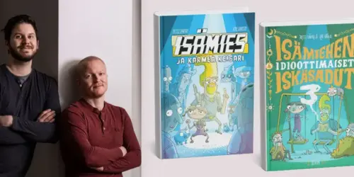 Isämies-sarjan kirjoja on myyty jo yli 300 000 kappaletta.