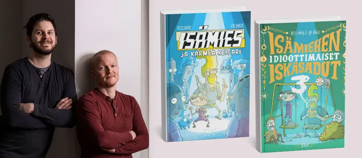 Jo yli 300 000 myytyä kirjaa: Koululaisten suosikkisarja Isämies jatkuu!