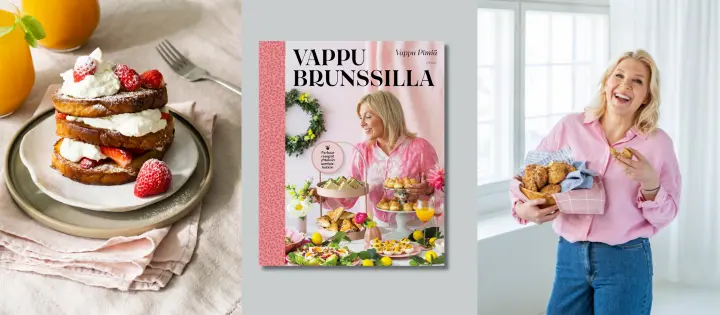 Vappu Pimiältä parhaat reseptit yhteisiin aamiaishetkiin