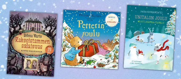 70 yötä jouluun – näiden lastenkirjojen parissa odotus sujuu kuin siivillä!